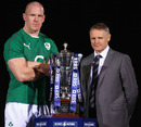 Paul O'Connell and Joe Schmidt at the Six Nations photocall