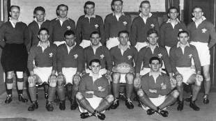 The 1950 Wales team, February 1, 1950