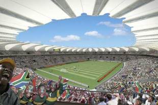 An artist's impression of the Nelson Bay Stadium in Port Elizabeth, Janaury 13, 2009