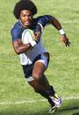 The Brumbies' Henry Speight runs the ball back