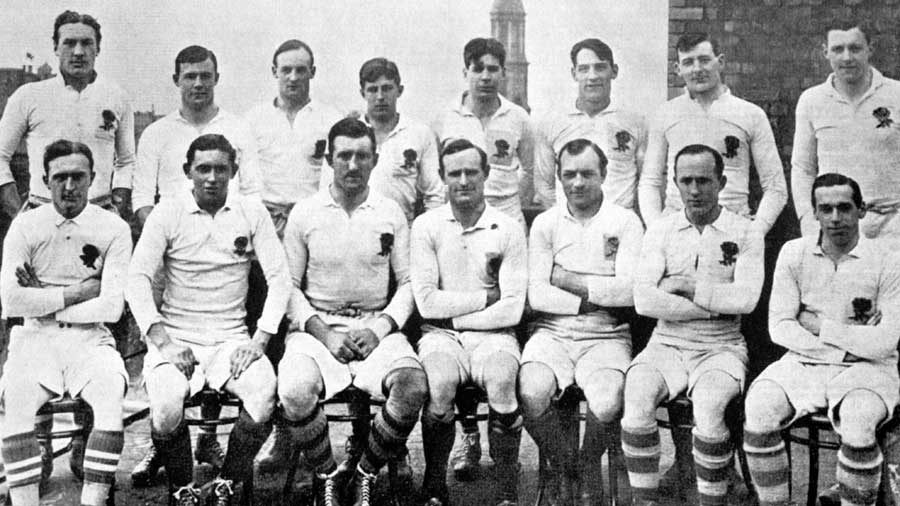 The England squad of 1914