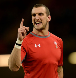 Sam Warburton on his return as a second-half substitute, Wales v Italy, Six Nations, Millennium Stadium, Cardiff, February 1, 2014