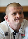 Graham Rowntree ponder a question at a media conference