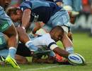 New South Wales back Kurtley Beale touches down