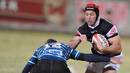 Sharks' Jacques Botes on the charge