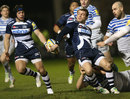 Mark Cueto goes for a touch of the unorthodox under contact