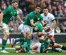 Conor Murray distributes the ball wide