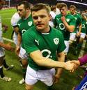 Ireland's Brian O'Driscoll walks off the field