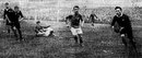 Wales' Albert Jenkins on the attack against France