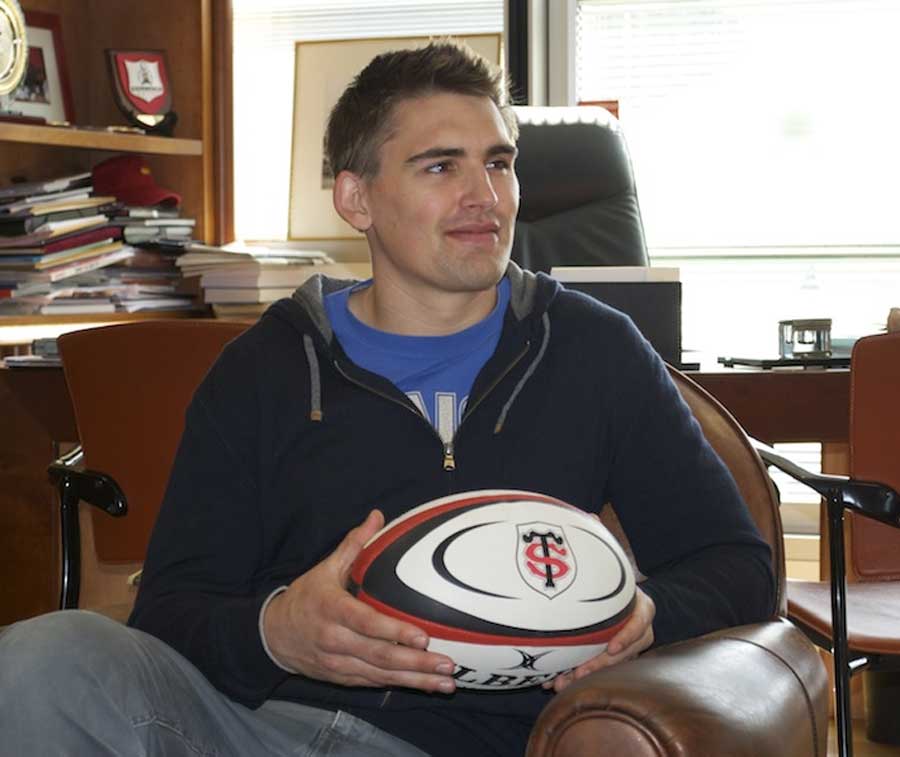 Toby Flood is unveiled as a Toulouse player