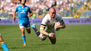 England's Mike Brown scores his second try