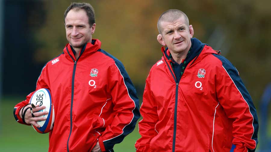 England coaches Mike Catt and Graham Rowntree