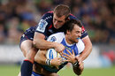 Rebels' Toby Smith crunches Sias Ebersohn of the Force