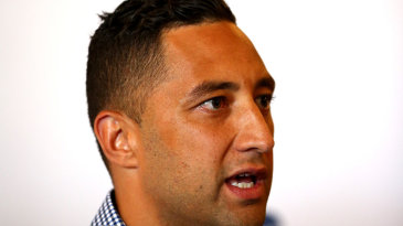 Benji Marshall faces the media at a press conference, Eden Park, Auckland, New Zealand, April 23, 2014