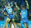 The Western Force celebrate their win over the Bulls
