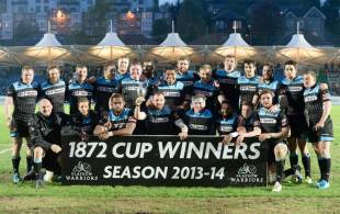 Glasgow Warriors celebrate their 1872 Cup triumph, Glasgow Warriors v Edinburgh, RaboDirect PRO12, Scotstoun, April 26, 2014