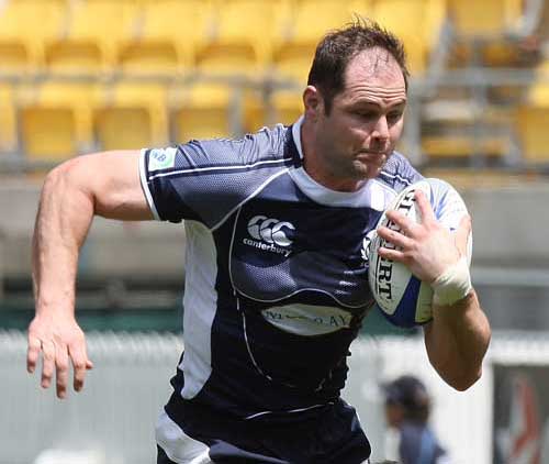 Scotland's Roland Reid in action at the New Zealand Sevens