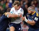 Chris Noakes carries forward for the Blues