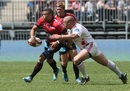 Toulon's Bryan Habana looks to offload