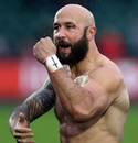 New Zealand's DJ Forbes carries out a haka after winning the Glasgow Sevens