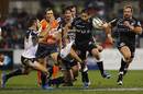 The Sharks' Cobus Reinach runs at the Brumbies