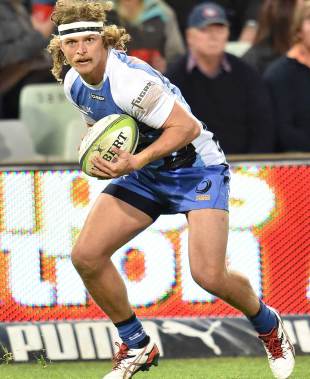Force winger Nick Cummins scored one of the easiest tries of his career, Cheetahs v Force, Super Rugby, Vodacom Park, Bloemfontein, May 10, 2014