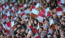 Harlequins fans celebrate victory and play-off qualification over Bath