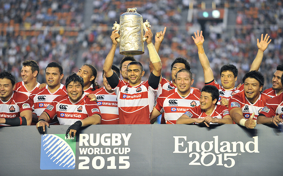 Japan celebrate being crowned Asian Five Nations champions