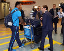 Manu Tuilagi arrives at Auckland International Airport,