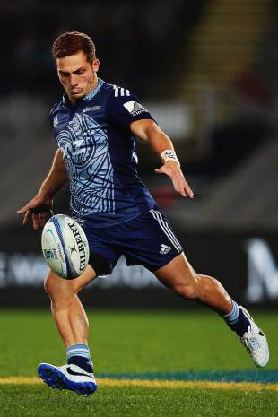 The Blues' Ihaia West made a successful starting debut, Blues v Hurricanes, Super Rugby, Eden Park, Auckland, May 31, 2014