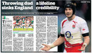 The <I>Herald on Sunday</I>piles into Danny Cipriani