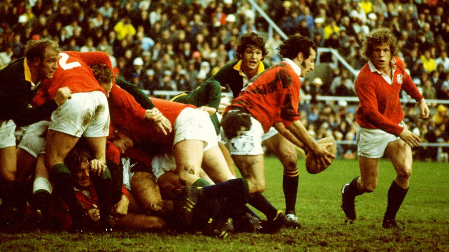 Gareth Edwards in action for the Lions