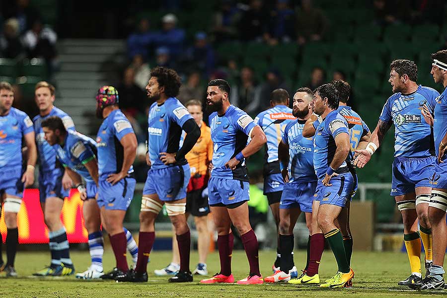 Force players look dejected after conceding a try