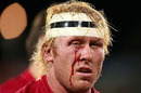 Queensland Reds' Beau Robinson leaves the field