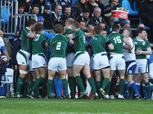 Tempers flare between Italy and Ireland