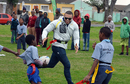 Bryan Habana shows the kids how it's done