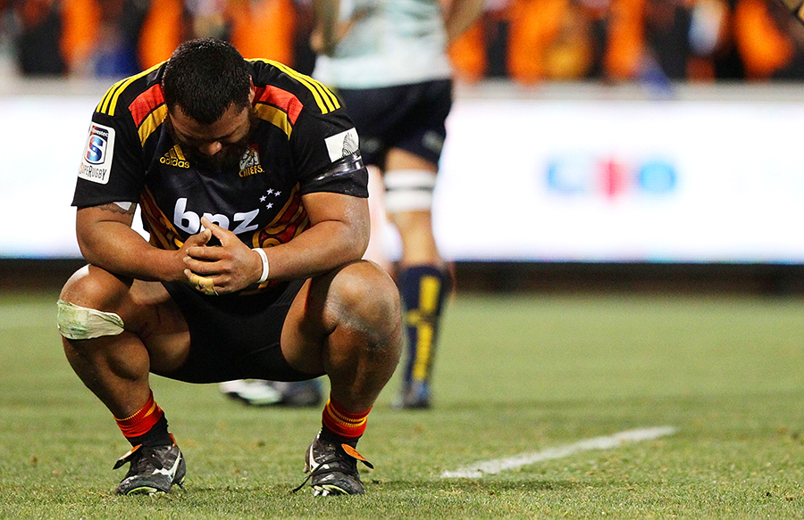 Pauliasi Manu shows his disappointment 