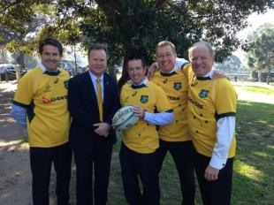 ARU CEO Bill Pulver launches non-contact Sevens in regional NSW, Sydney, August 6, 2014
