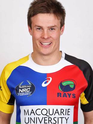 North Harbour Rays' Hamish Angus poses for a portrait, National Rugby Championship, August 18, 2014