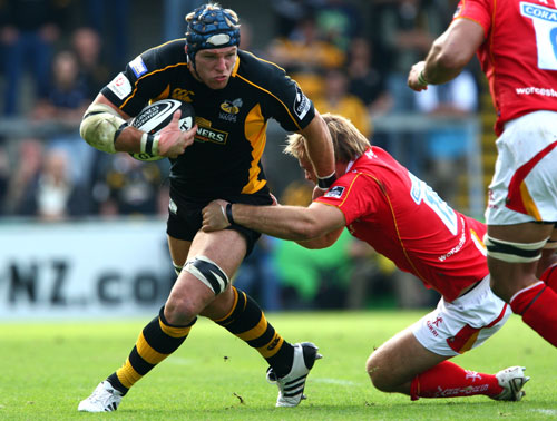 James Haskell in action against Worcester 
