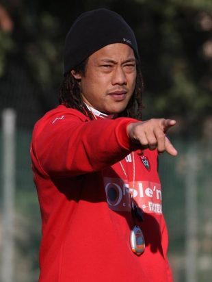 Tana Umaga, the former All Black captain now the Toulon Head Coach pictured during training in Toulon on December 5, 2007 in Toulon, France. 