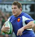France prop Sylvain Marconnet runs with the ball