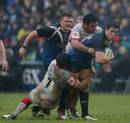 Francois Louw tries to carry forward