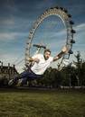 Chris Robshaw at a sponsorship event at London Eye