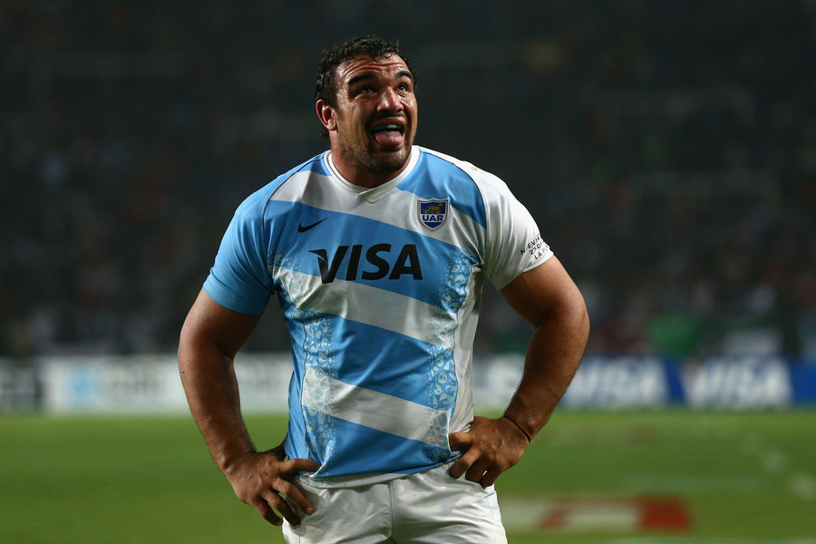 Pumas captain Agustin Creevy looks on after the All Blacks victory