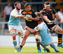 Wasps' Alapati Leiua finds himself at the centre of attention