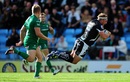 Carl Rimmer dives for a try