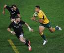 Australia's Israel Folau takes the game to New Zealand