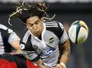 Ma'a Nonu feels the force of the Crusaders defence
