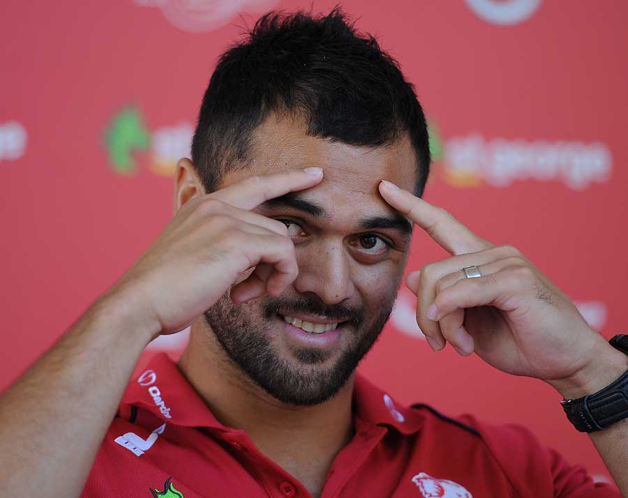 The Reds new signing Karmichael Hunt addresses the press